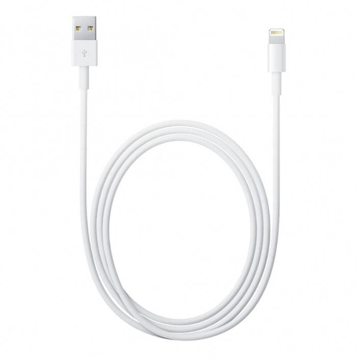 Apple kabel przewód USB-A - Lightning 2m biały (MD819)