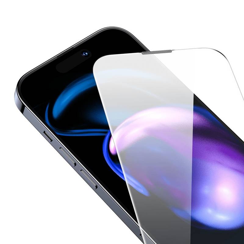 Baseus szkło hartowane do iPhone 14 Pro na cały ekran z osłoną na głośnik 0.4mm + zestaw montażowy