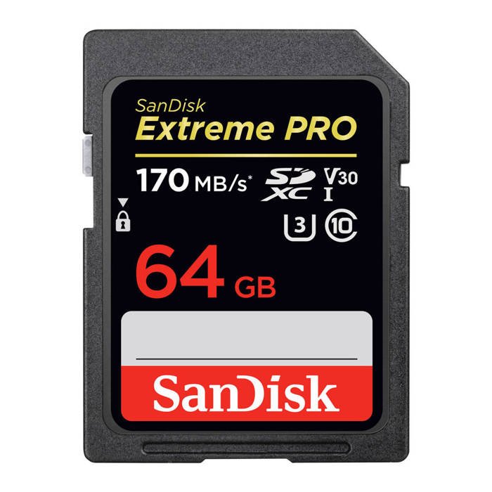 Karta SDXC Sandisk Extreme PRO 64B 170 MB/s U3 V30