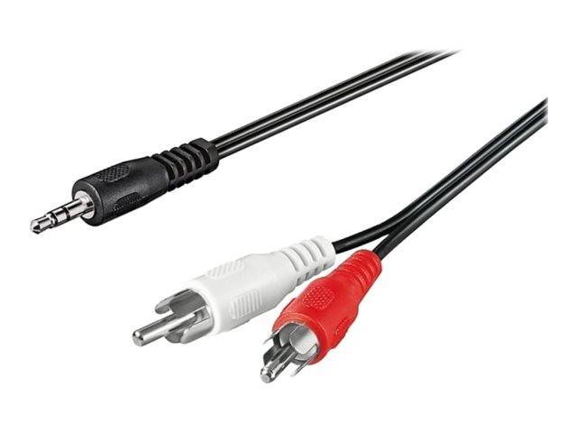 TECHLY 907545 Techly Kabel audio stereo Jack 3.5mm na 2x RCA M/M 3m