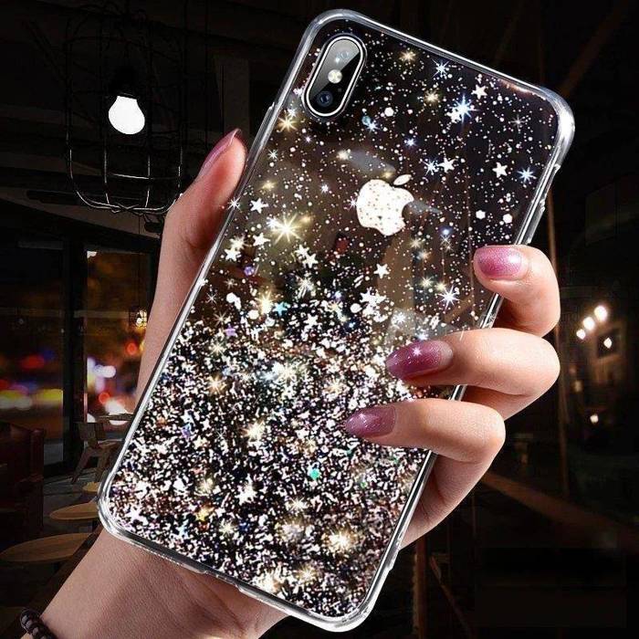 Wozinsky Star Glitter błyszczące etui pokrowiec z brokatem iPhone 11 Pro niebieski
